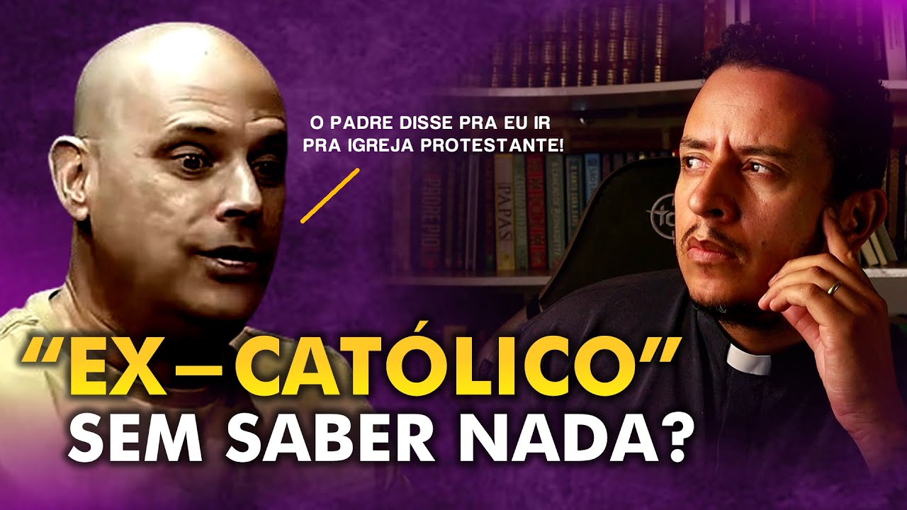 EX-CATÓLICO SE TORNA PROTESTANTE E MOSTRA DESCONHECIMENTO DO CATOLICISMO