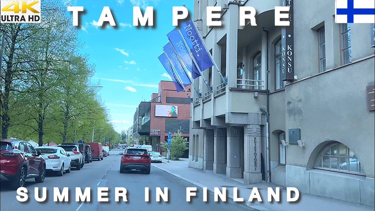 TAMPERE 🇫🇮 FINLAND SUMMER DRIVING TOUR - JUNE 2025