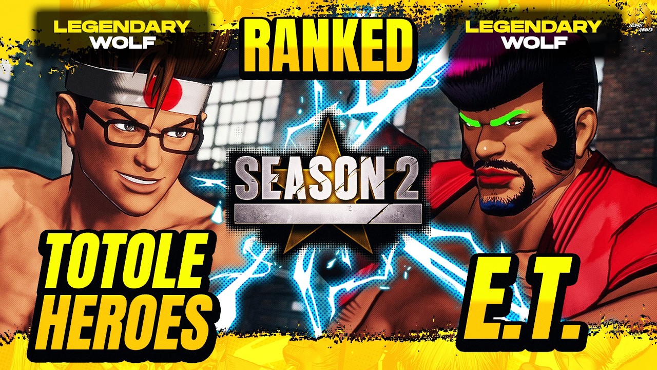 FF Season 2 ▰ Totoleheroes (JOE) VS E.T. (MARCO) ▰ FATAL FURY: CoTW High Level Gameplay
