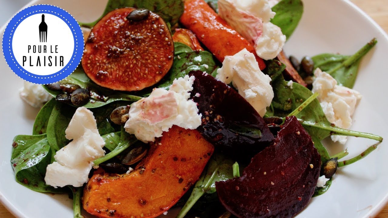 Kürbissalat mit Roter Beete / Gesund und lecker!