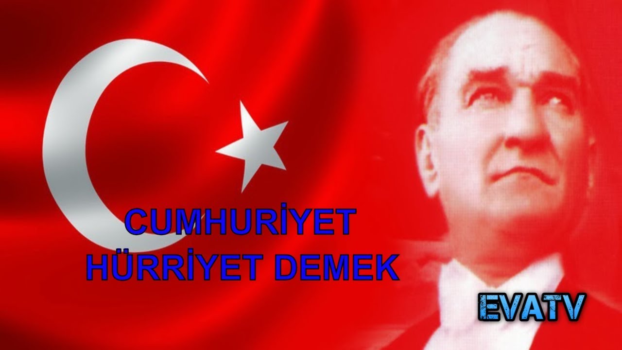 CUMHURİYET EN GÜZEL ŞEY HÜRRİYET MARŞI