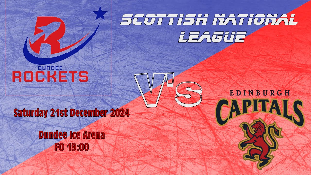 GOAL HIGHLIGHTS - Dundee Rockets V Edinburgh Capitals - 21st December 2024