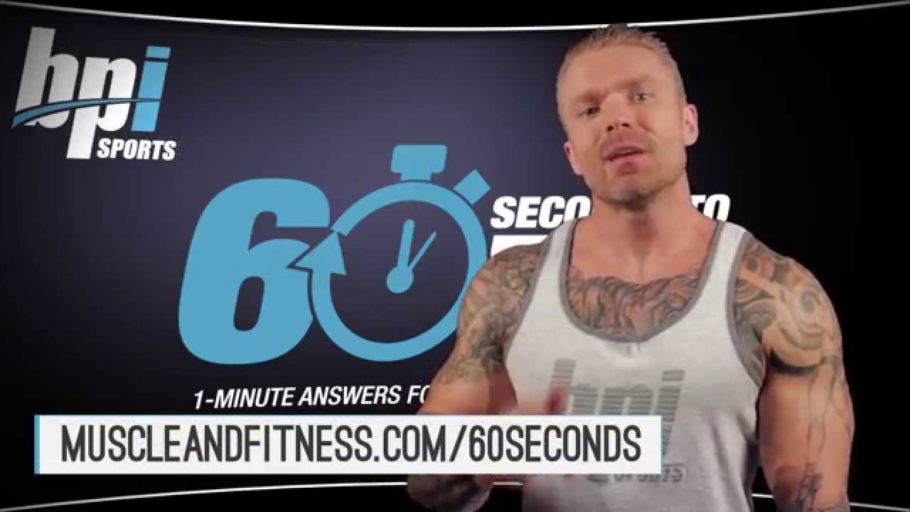 How To Get Bigger Forearms - 60 Seconds to Fit with James Grage - BPI Sports