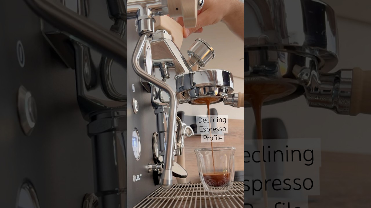 Declining Espresso Shot on Lelit Bianca V3 | Varia VS3 | ASMR