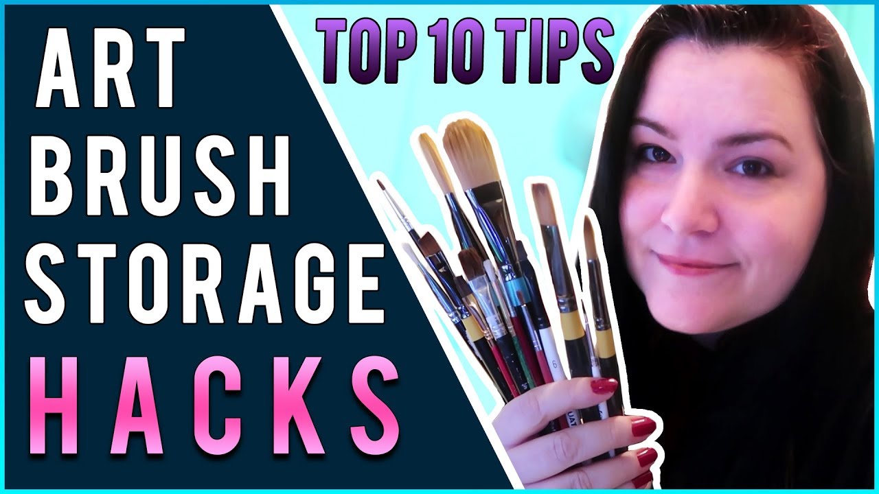 TOP 10 Artist Brush Storage Hacks