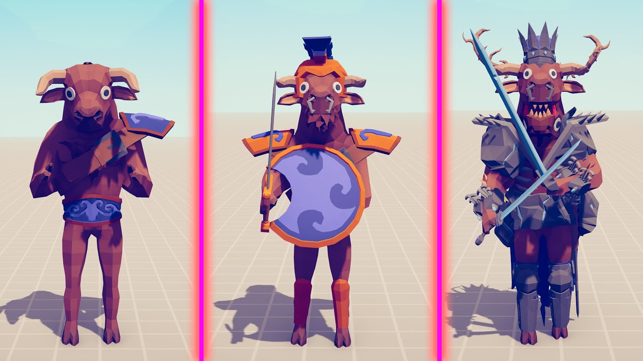 EVOLUTION OF MINOTAUR - Totally Accurate Battle Simulator TABS
