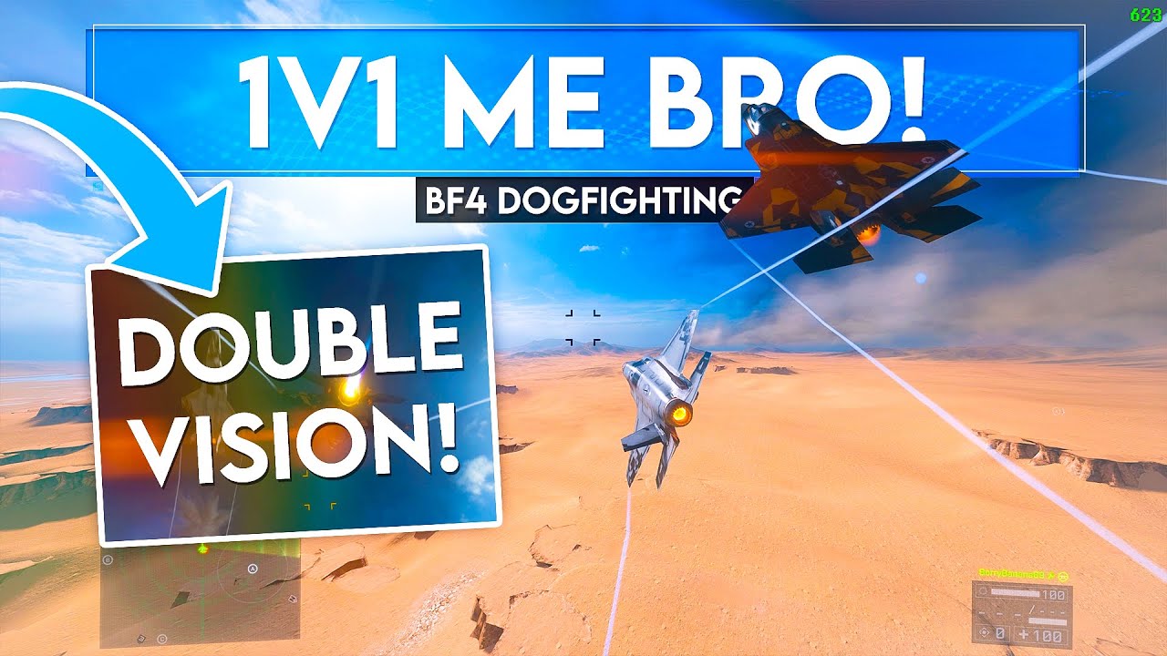 PRO Battlefield 4 Jet Dogfighting in DOUBLE VISION!