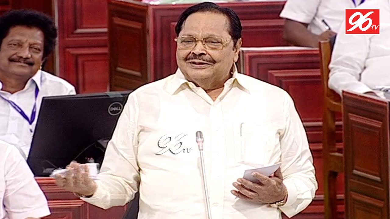 Durai Murugan Ultimate Speech at TN Assembly | CM MK Stalin | DMK | 96tv
