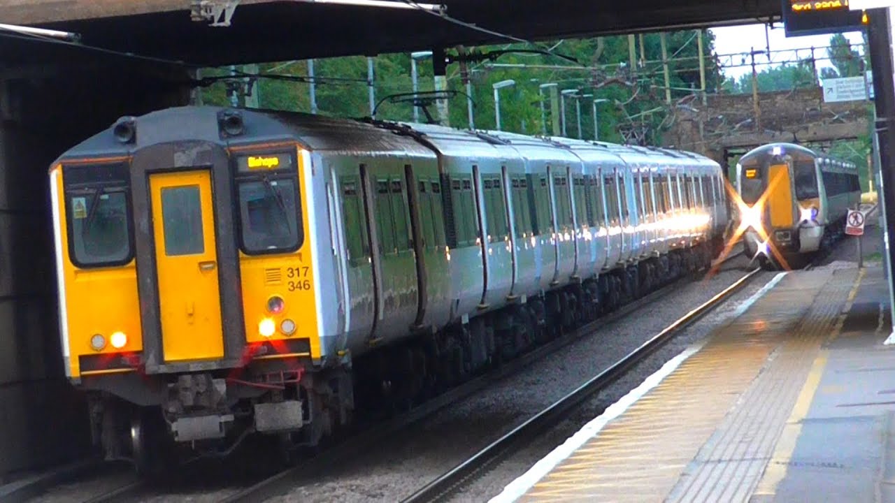 Trains at Harlow Mill, West Anglia Main Line - 19/07/18