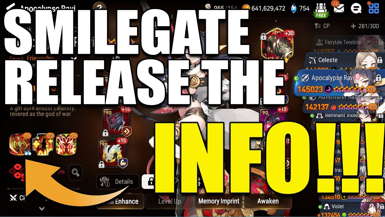 SMILEGATE NEEDS TO LET US KNOW THIS!