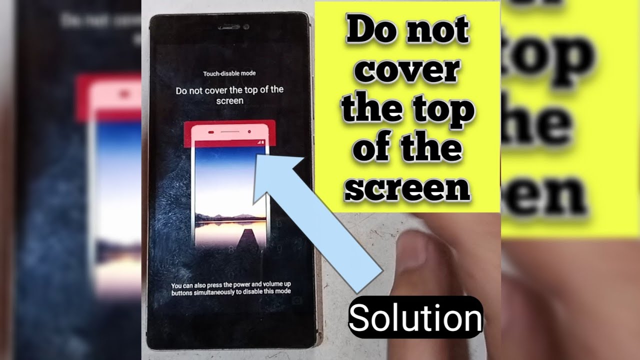 Huawei  Do Not Cover The Top Of The Screen (Problem Solve) | How to fix Proximity Sensor Problems