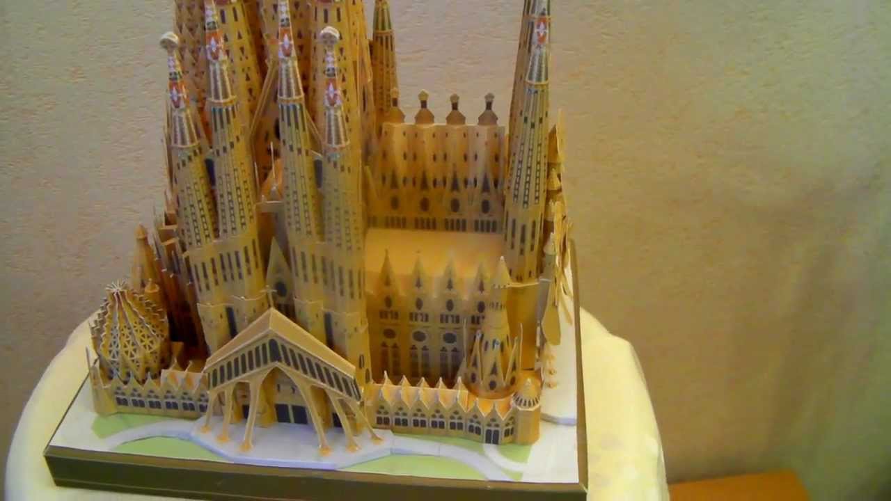 Makett-Sagrada Familia,Barcelona-Spain.