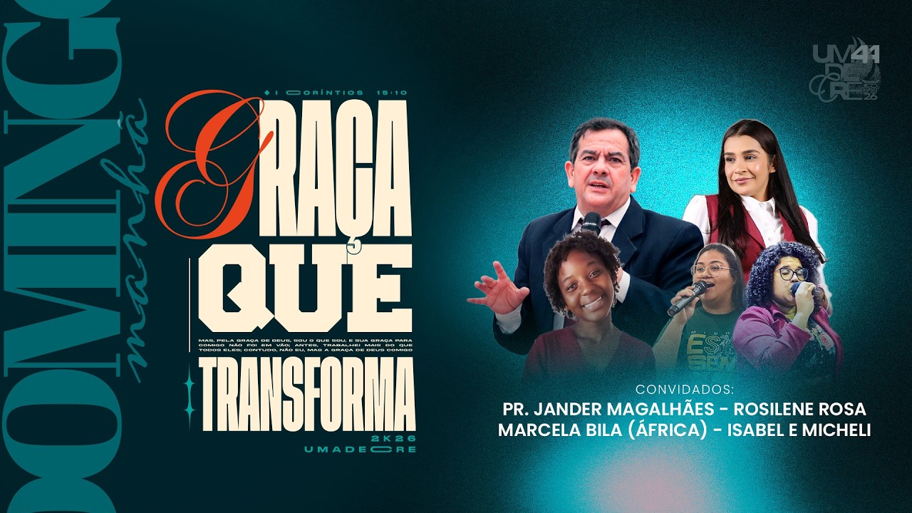 AO VIVO | 44º CONGRESSO DA UMADECRE  | GRANDE TEMPLO | 15/02/2026 | DOMINGO MANHÃ