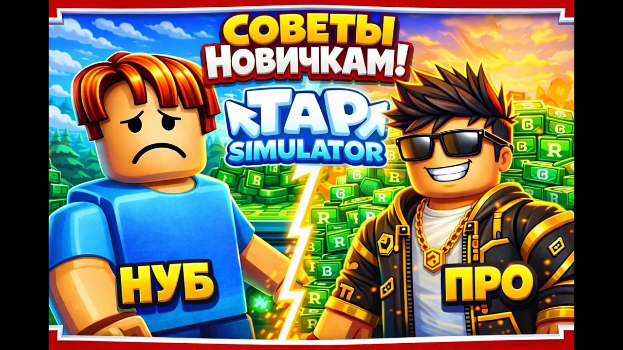 СОВЕТЫ НОВИЧКАМ В ИГРЕ TAP SIMULATOR В РОБЛОКС!