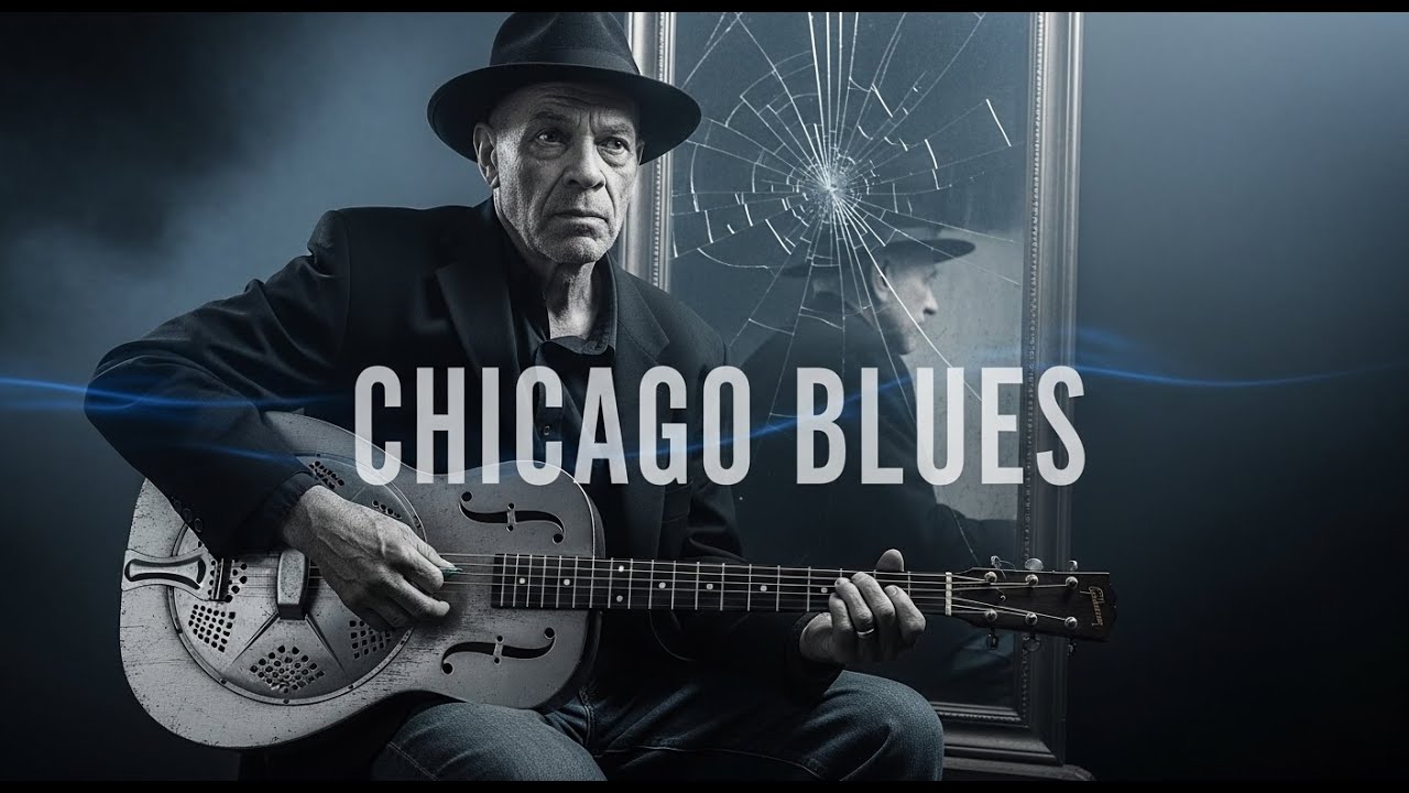 Chicago Blues Slow Playlists Guitar – Nonstop 3 Hour Midnight Blues for Relaxing & Study Mood