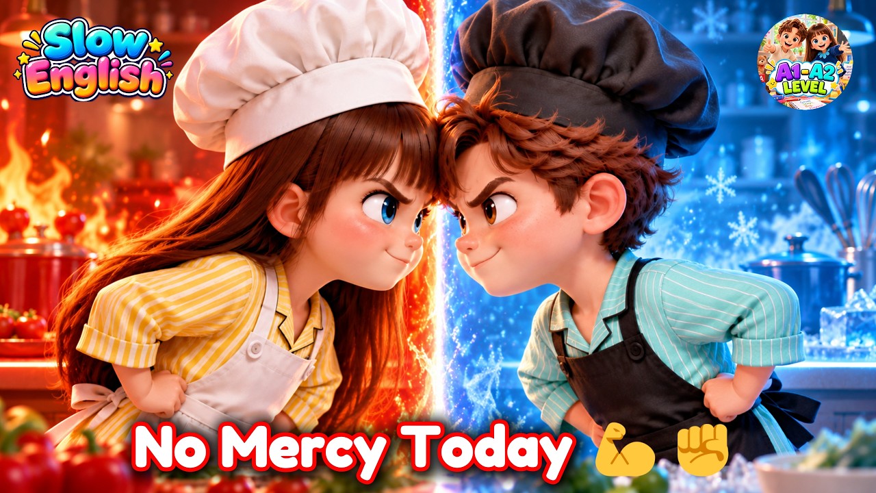 The Cooking Contest That Taught Them a Real Lesson | Slow English Story (A2)