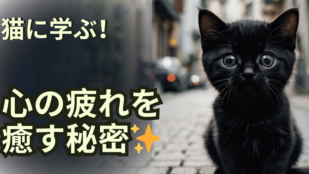 忙しい現代人に贈る、猫が教えてくれる心のリセット術