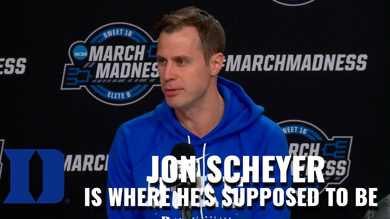 Duke's Jon Scheyer Is Where He's Supposed To Be