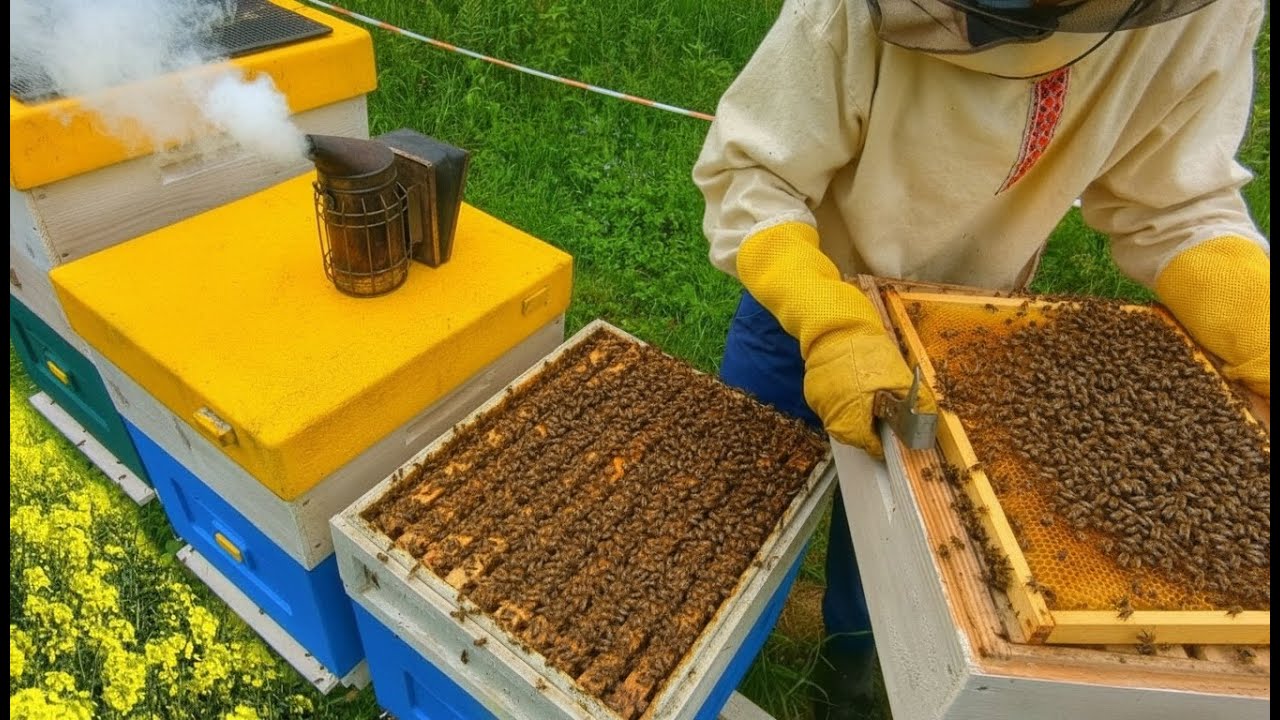 The supers are full of honey. Release the queens after isolation.