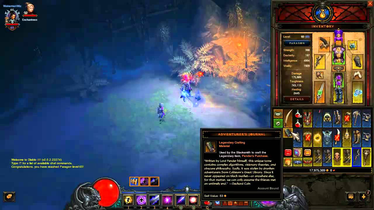 Diablo 3: Loot 2.0: legendary crafting material: Adventurer's Journal