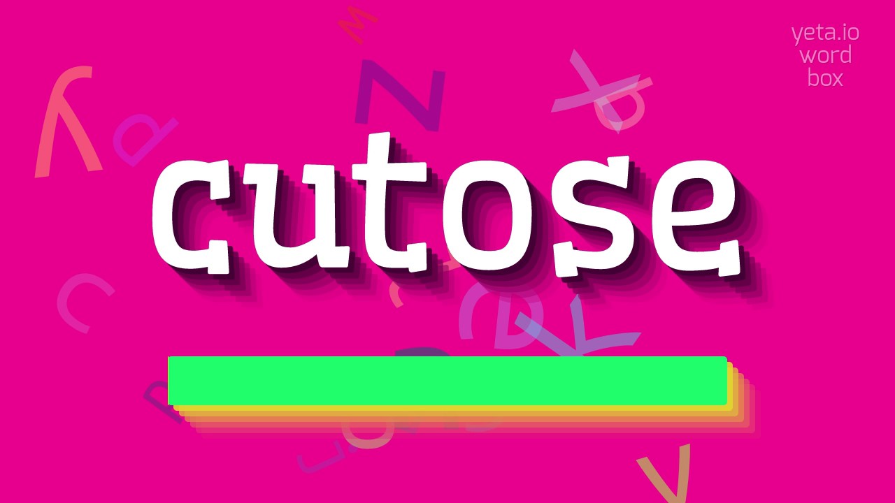Cutose - opanowanie wymowy &bdquo;Cutose&rdquo; - czy to kuh -tose czy koo -toes?  Dowiedzmy się!