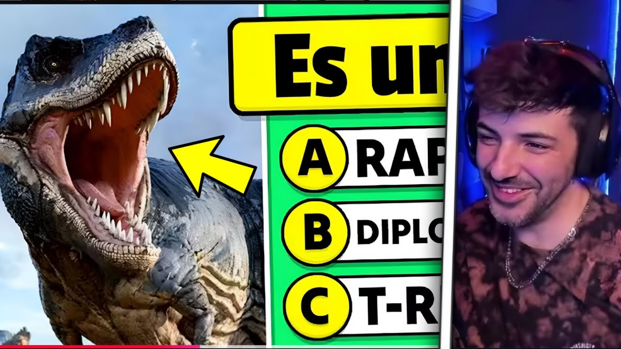 NEXXUZ REACCIONA A ¿CUANTO SABES SOBRE DINOSAURIOS? 🦖🌋 32 PREGUNTAS DE CULTURA GENERAL ✅