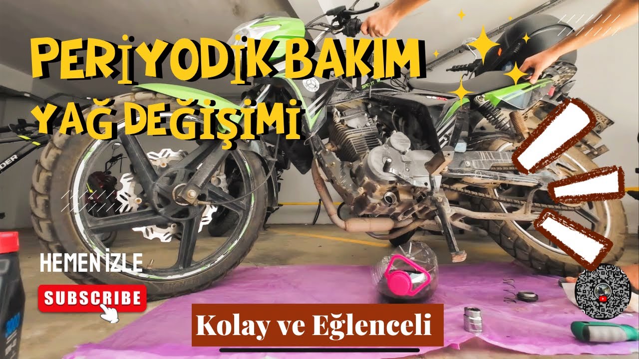 Nasıl Yapılır? | Motosiklet Yağ Değişimi | Hava Filtresi