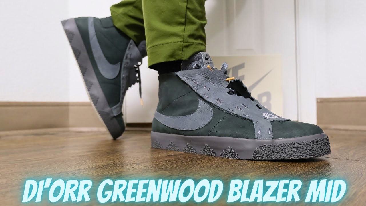Nike SB Blazer Mid Di'orr Greenwood On Feet Review