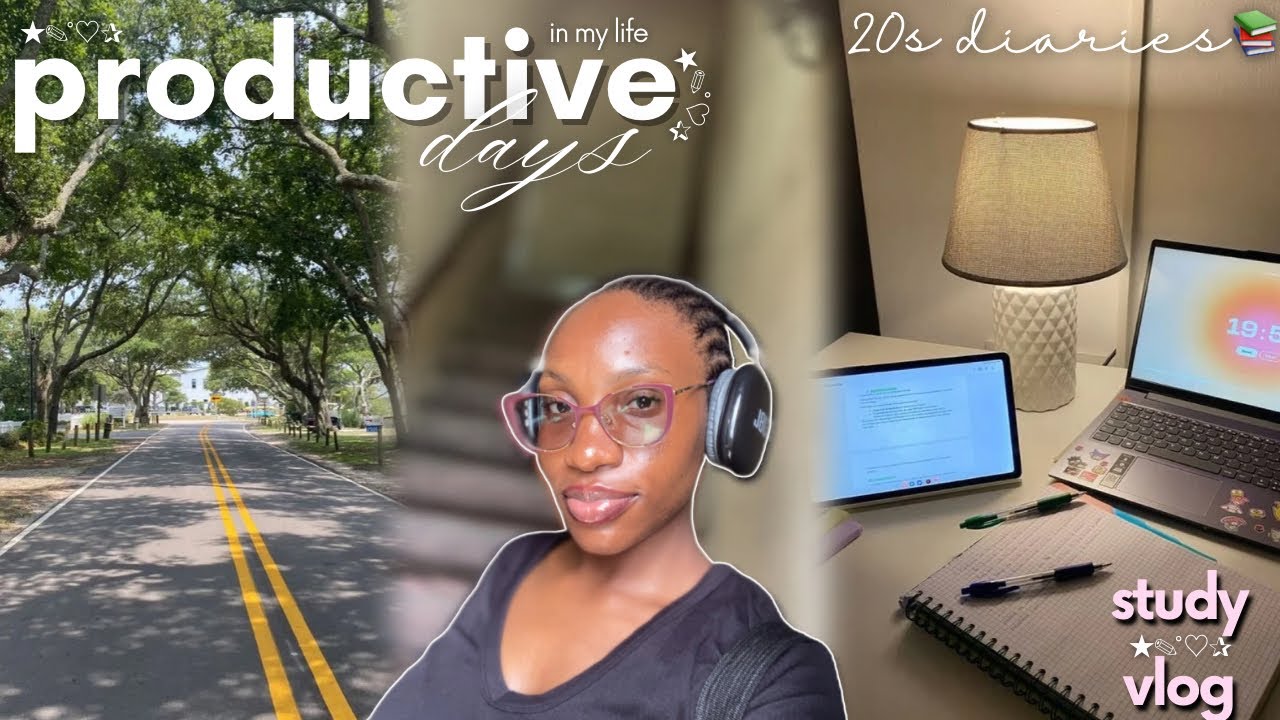 20s diaries💐✨🍁🪽| Productive days in my life🎧☕️🌷| Study vlog📚☕️