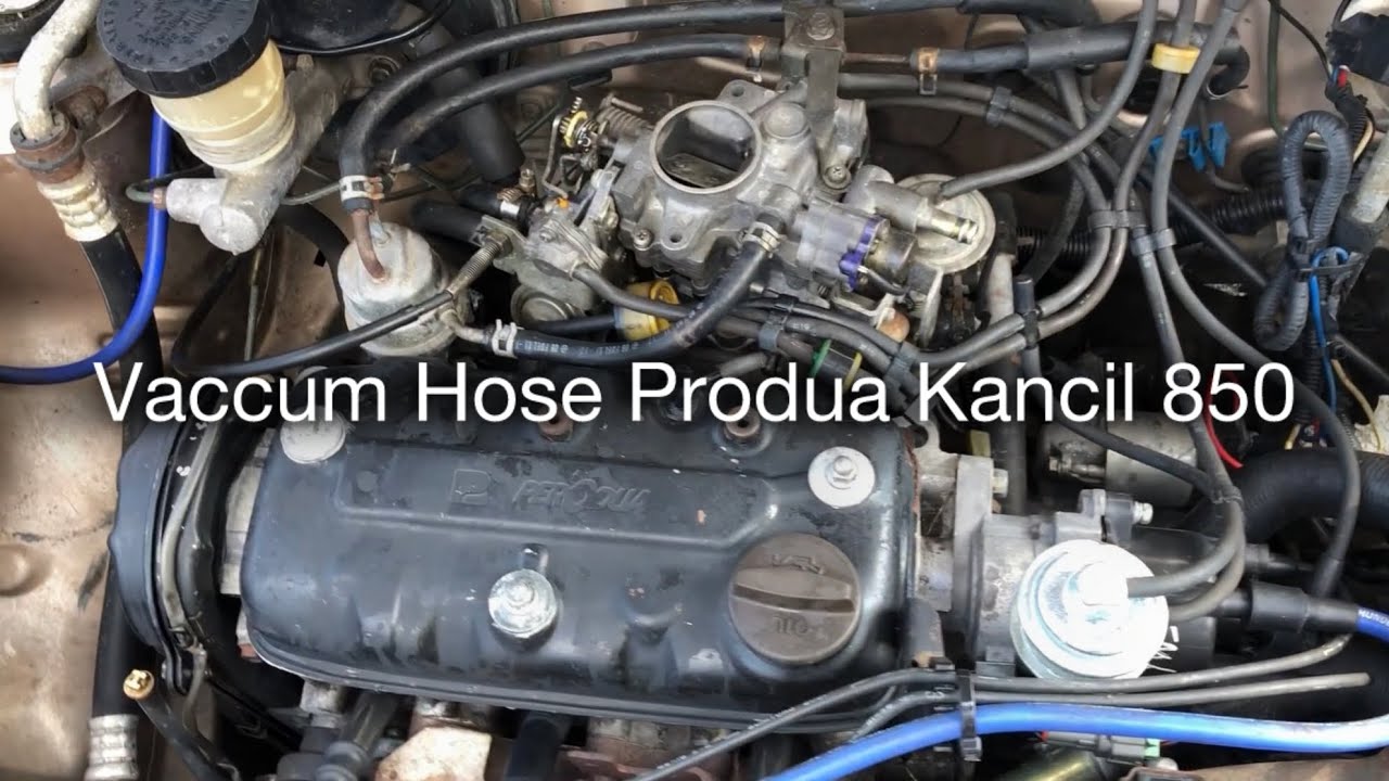 Diagram / Setup Vacuum Hose Produa Kancil 850 Manual
