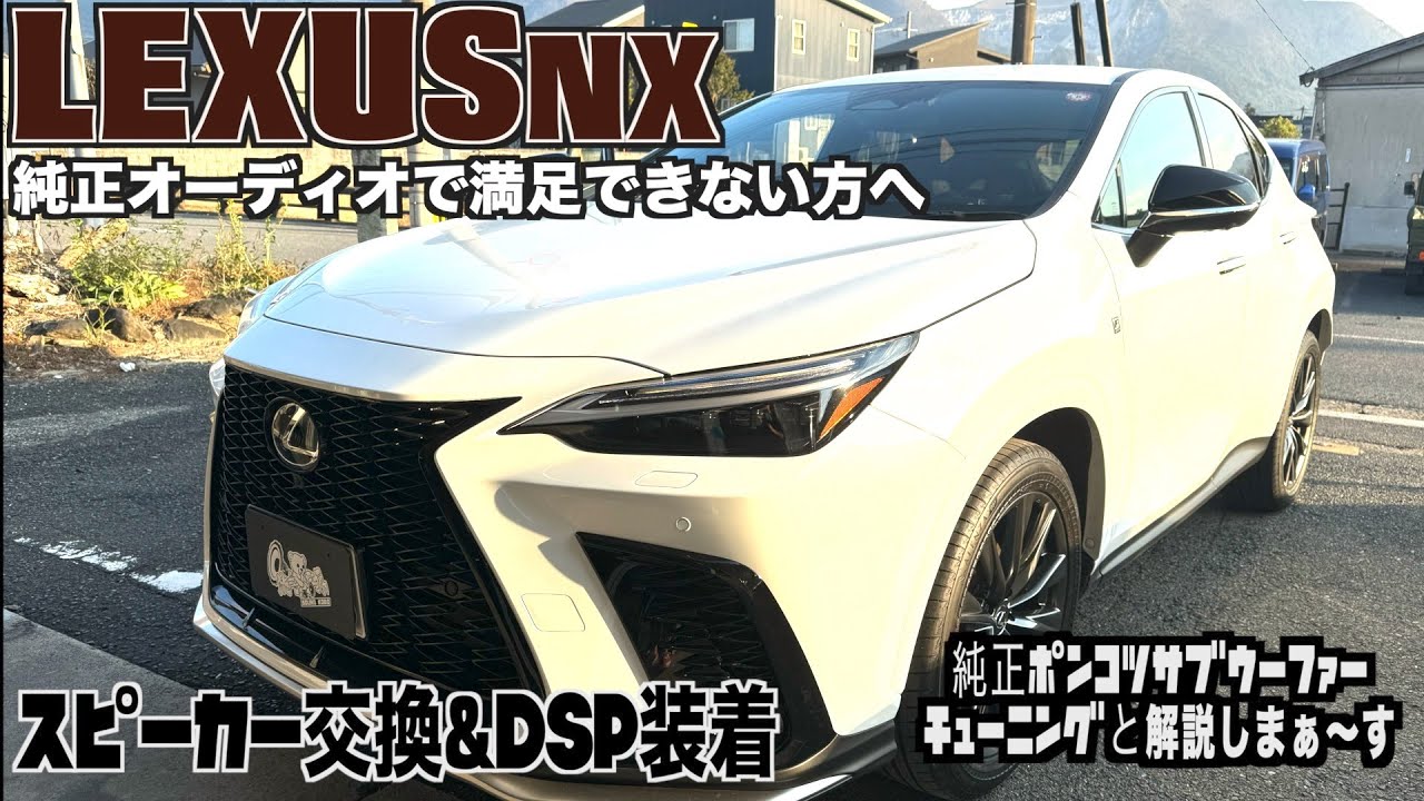 LEXUS　NX　新型レクサスNX　カーオーディオ一式　装着及びチューニング