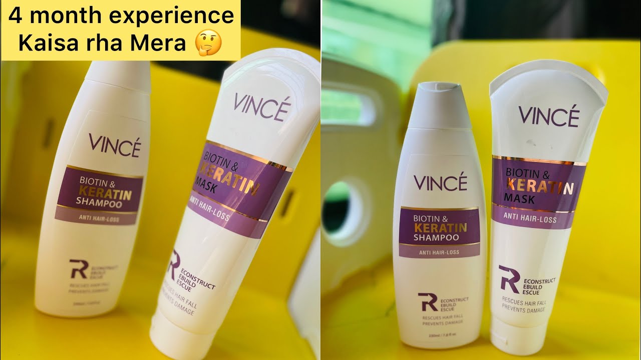 Vince biotin & keratin shampoo, mask review | honest review | buy it or not😏😳￼