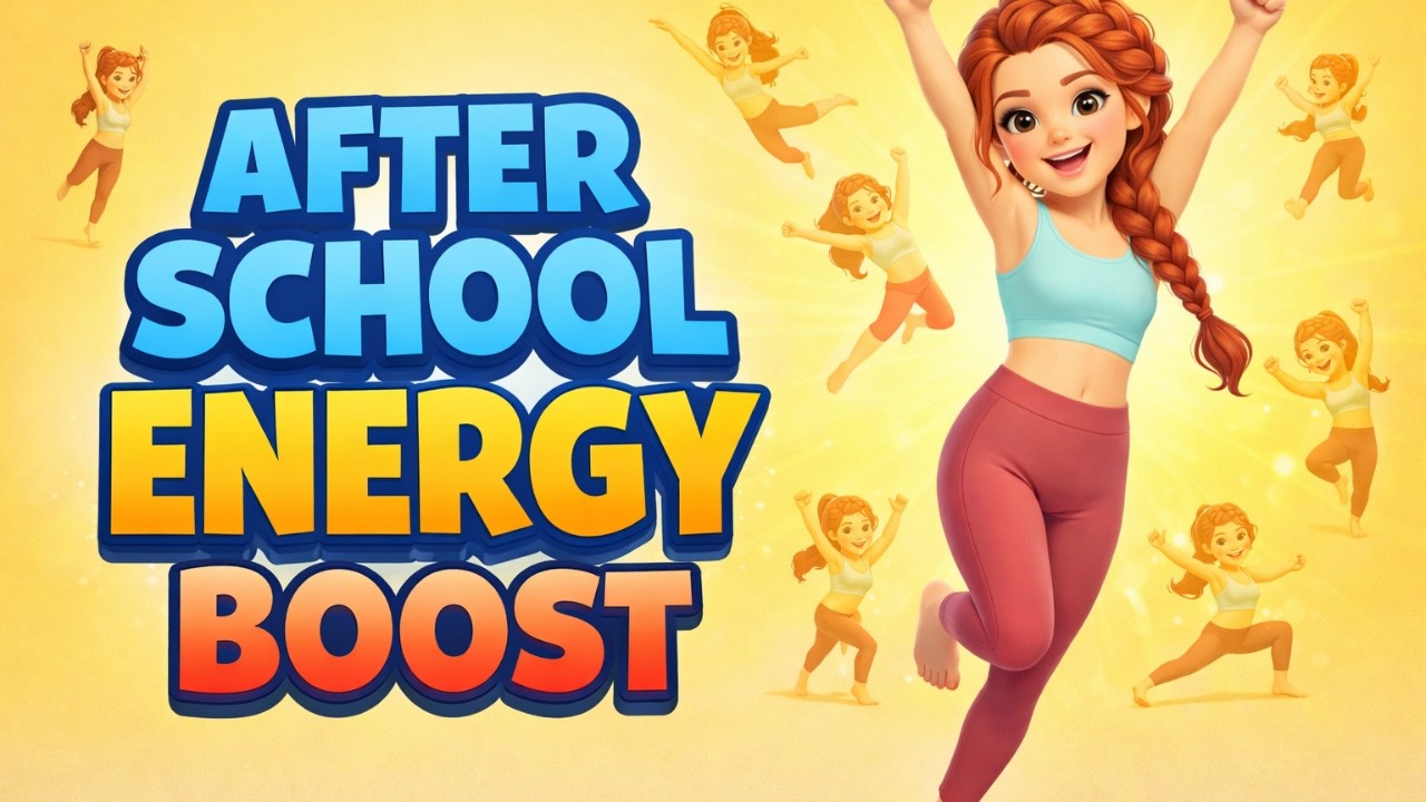 Kids Yoga After School | 10 Minute Energy Boost
