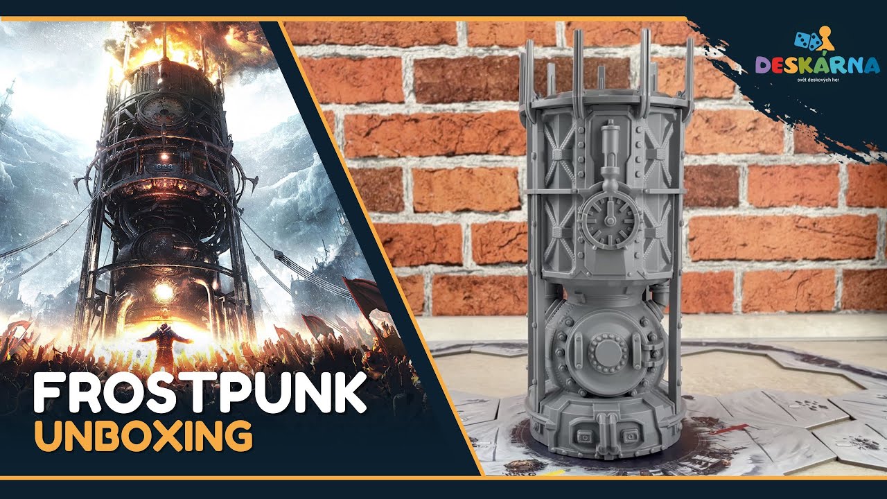 Frostpunk - Detailní unboxing, jenž nás zavede do mrazivého roku 1886 plného hladu a emocí ❄️⚙️