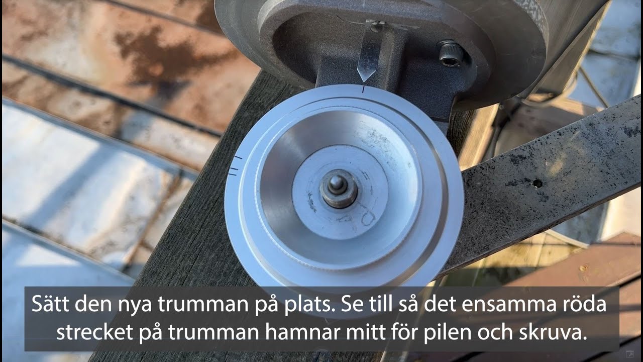 Instruktionsvideo - byte av trumma i pollenfälla