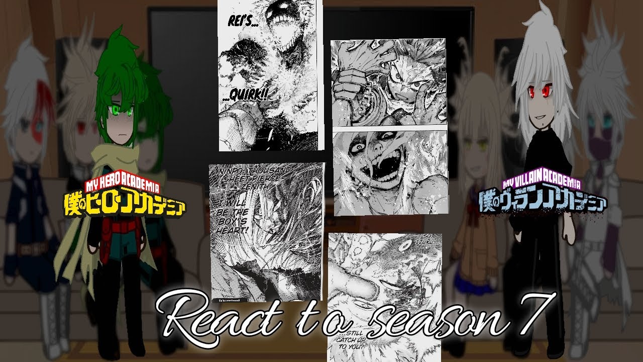 |BNHA and LOV react to season 7|MHA|BNHA|My Hero Academia|Boku No Hero Academia|⚠️Manga spoilers⚠️|