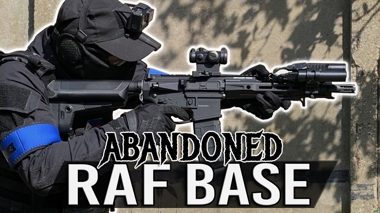 Airsoft In ABANDONED Royal Air Force Base | Krytac Trident MK-II CRB Gameplay