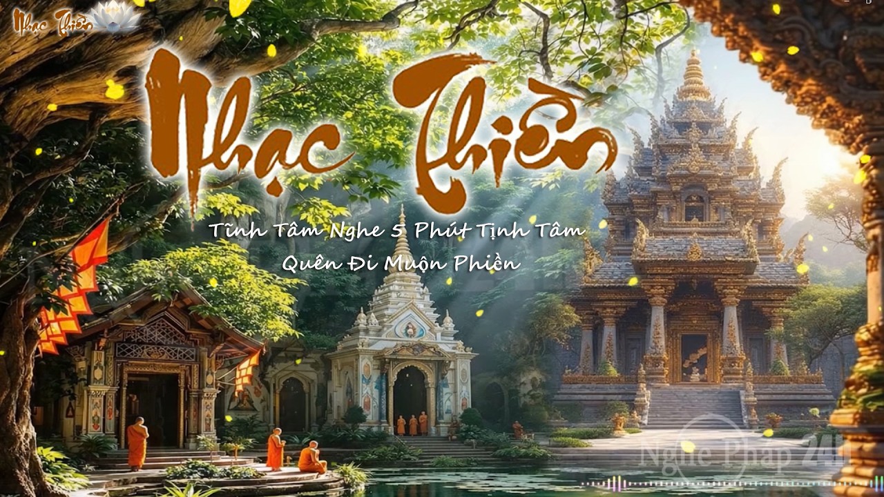 Nhạc Thiền Tĩnh Tâm 🌅 Cho Buổi Sáng | 5 Phút Tịnh Tâm Quên Đi Muộn Phiền, Ngày Mới An Lạc Thảnh Thơi