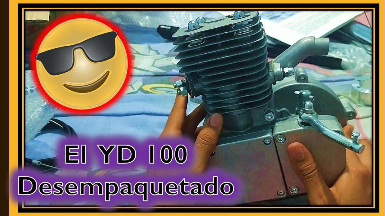 YD 100 Desempaquetado / unboxing ¿ qué trae un kit de motor 2 tiempos para bicicleta ? - Marca CDH