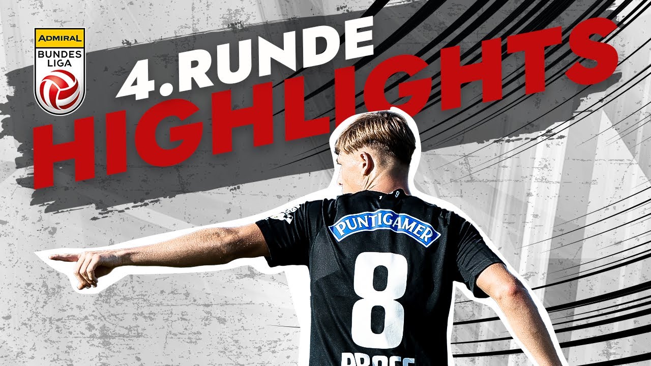 ADMIRAL Bundesliga 2023/24: Highlights 4. Runde - Ein Spieltag ohne Heimsieg