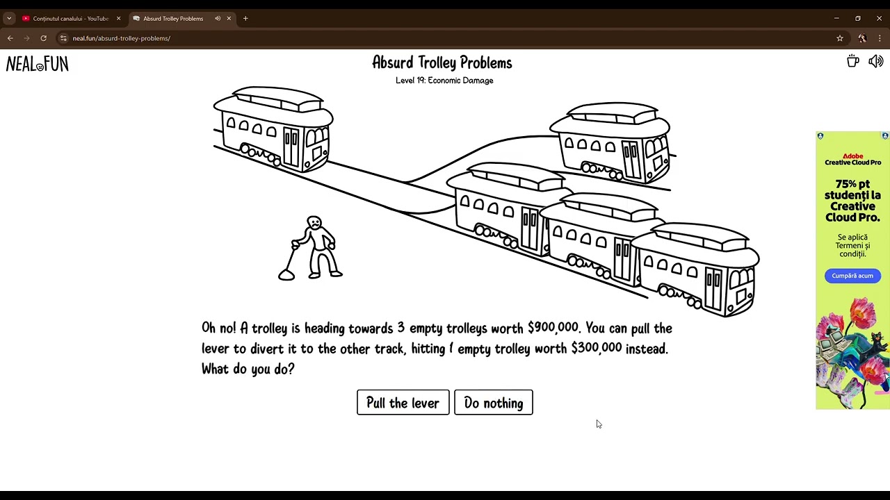 Absurd Trolley Problems cu Coco Lino pe neal fun!