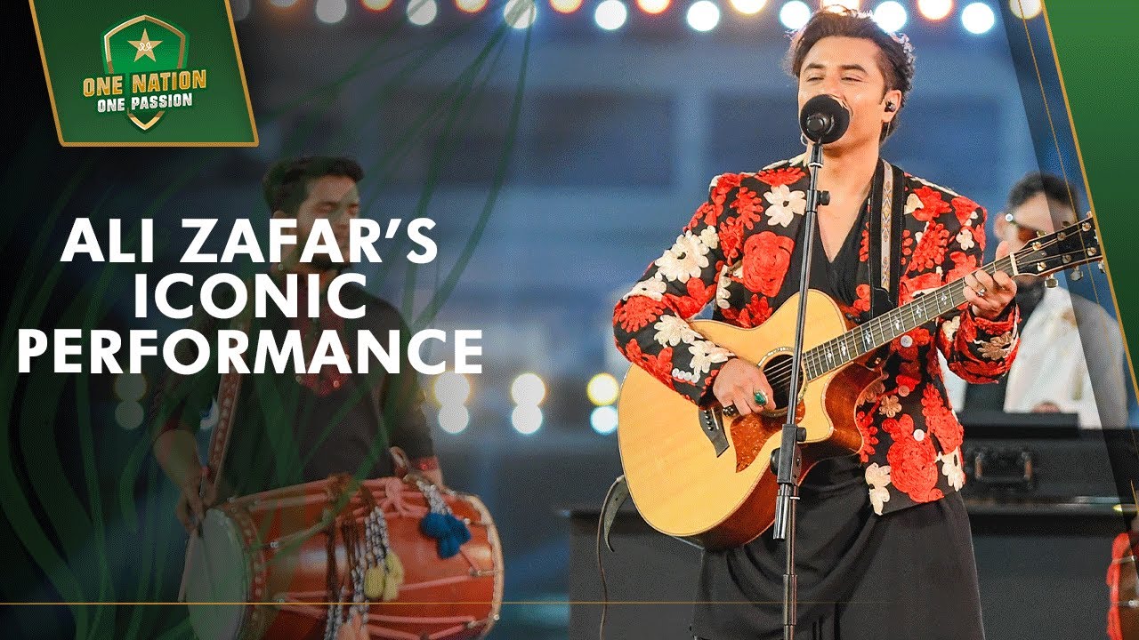 Iconic Performance By Ali Zafar at Grand Inauguration of the New-Look National Bank Stadium, Karachi