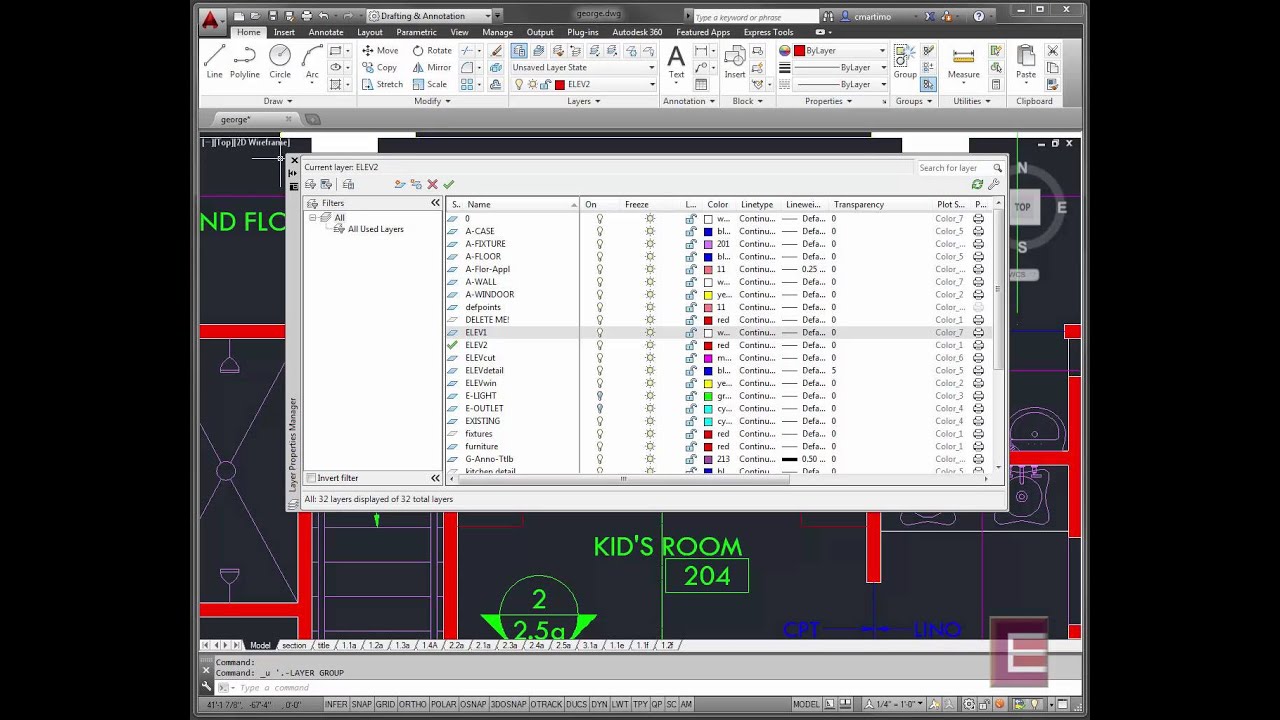 AutoCAD Delete Purge Layer (ACD14CC2 050111)
