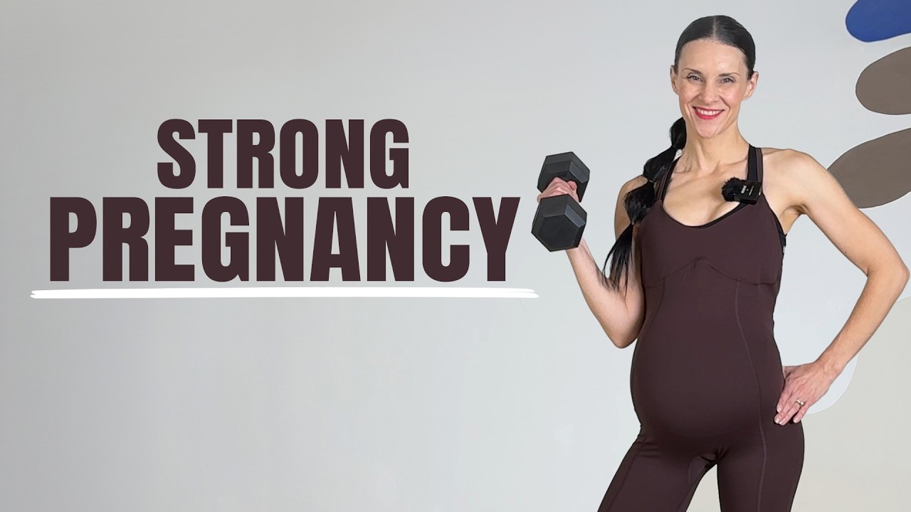 Pregnancy Dumbbell Workout | 30-Min Full Body Strength Training