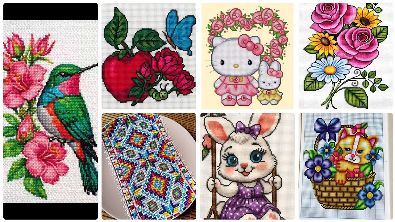 Marvelous and beautiful cross stitch design ideas for home decor 