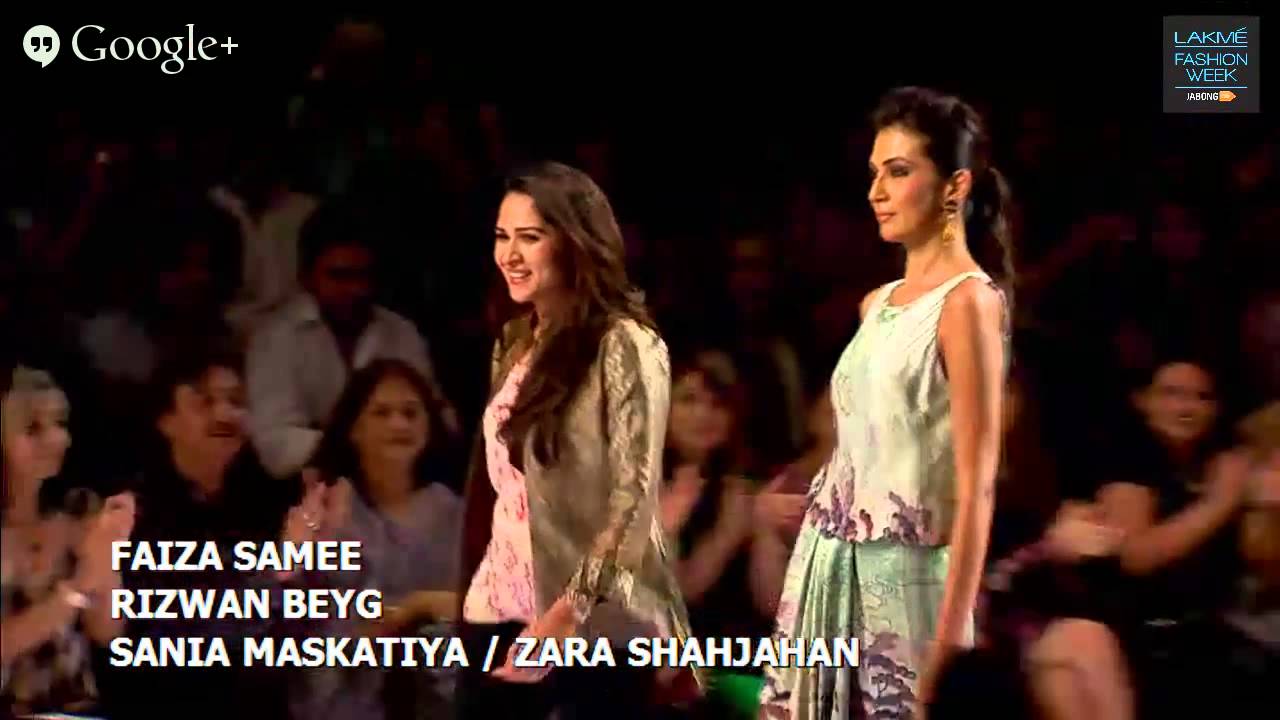 FAIZA SAMEE RIZWAN BEYG SANIA MASKATIYA ZARA SHAHJAHAN-LAKME FASHION WEEK WINTER/FESTIVE 2014