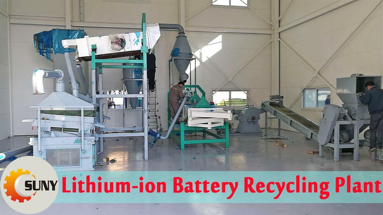 Lithium Battery Recycling Machine | Li-ion Battery Processing Plant