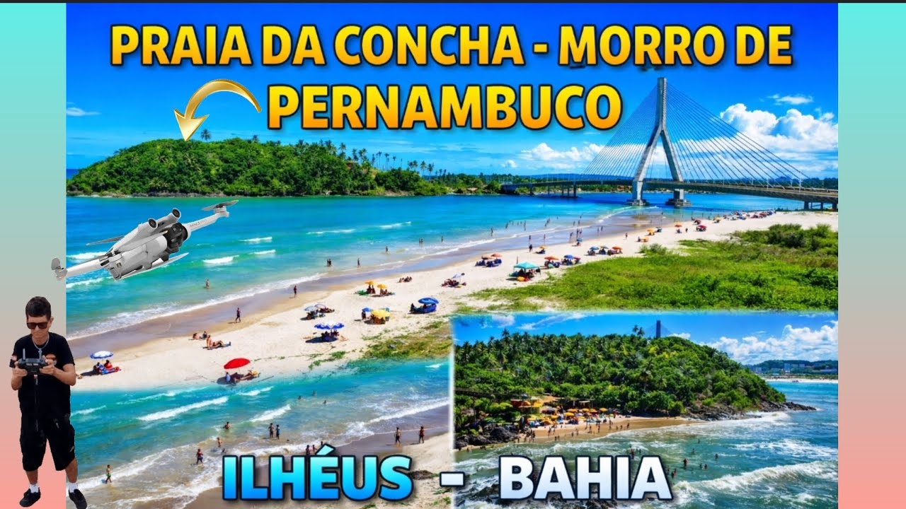 SOBREVOANDO A PRAIA DA CONCHA