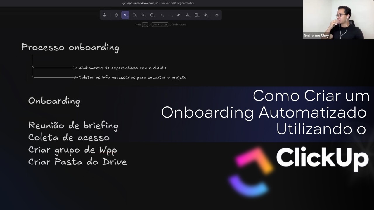 Como Estruturar e Automatizar o Onboarding de Clientes com o ClickUp
