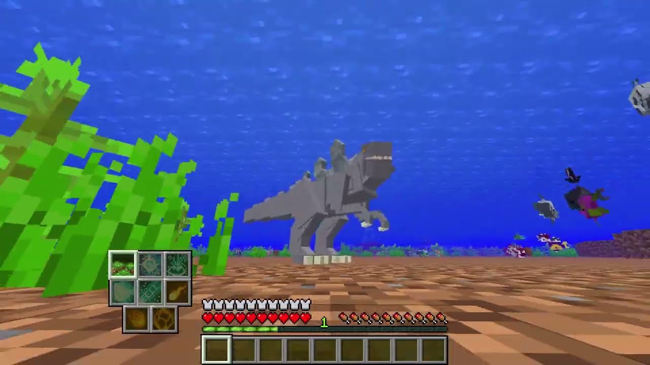 Adopting GODZILLA MIST in Minecraft!